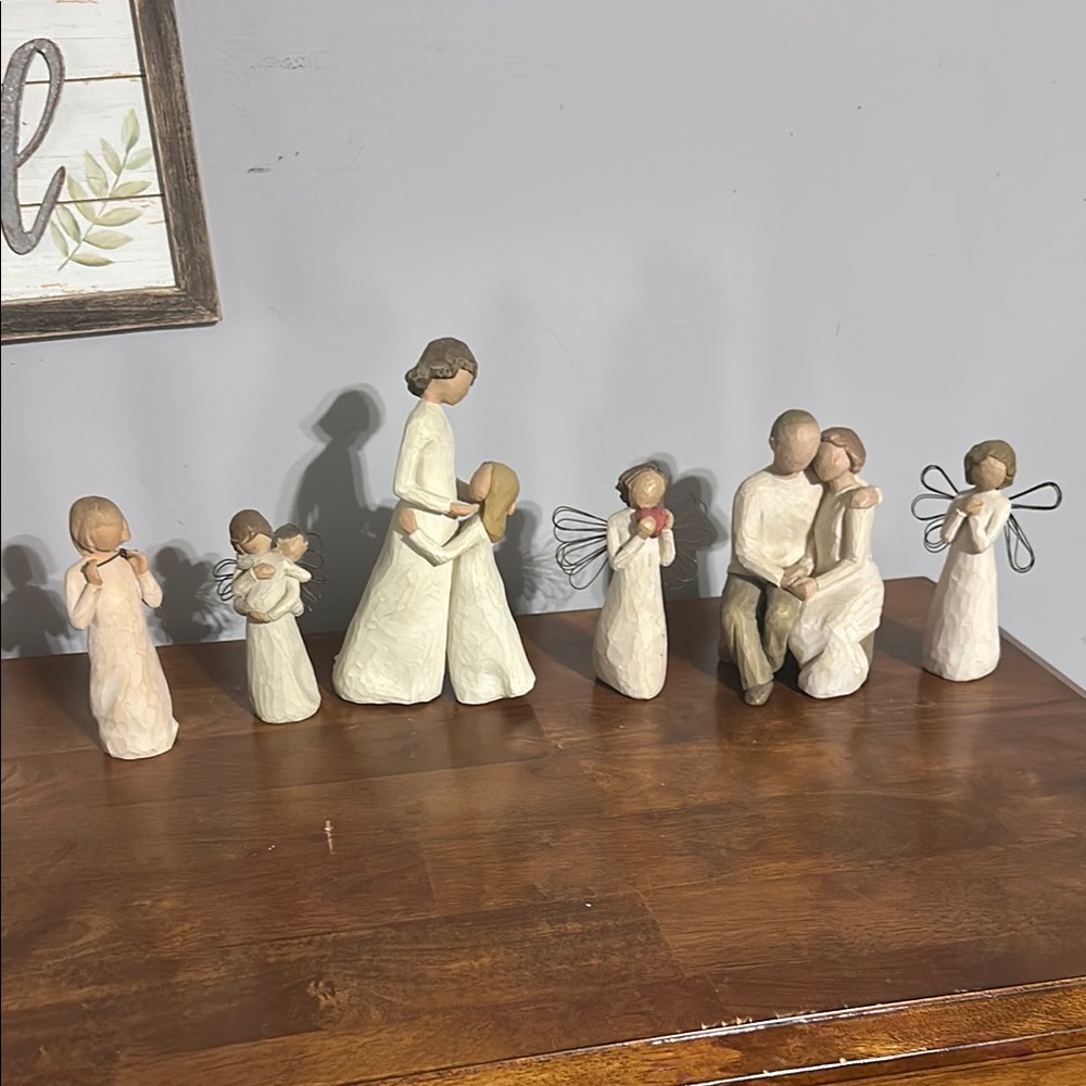 Willow Tree Family and Angels Figurine Collection